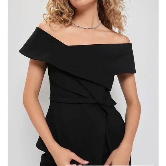 Tuckernuck Black Ponte Danielle Shirt Sz M - Picture 3 of 6